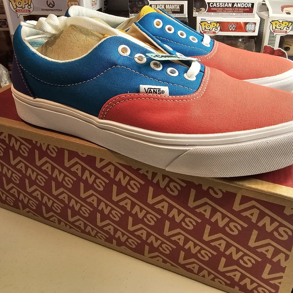 Vans Comfycush Era Multiblock Multi/Tr Wht - Picture 1 of 7